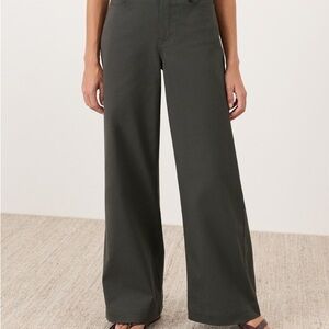 Pact Organic Stretch Twill Wide Leg Pant